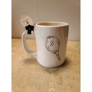 NEW NWT Rae Dunn  Disney Beauty & The Beast Mug  Front “True Beauty” Back Mirror